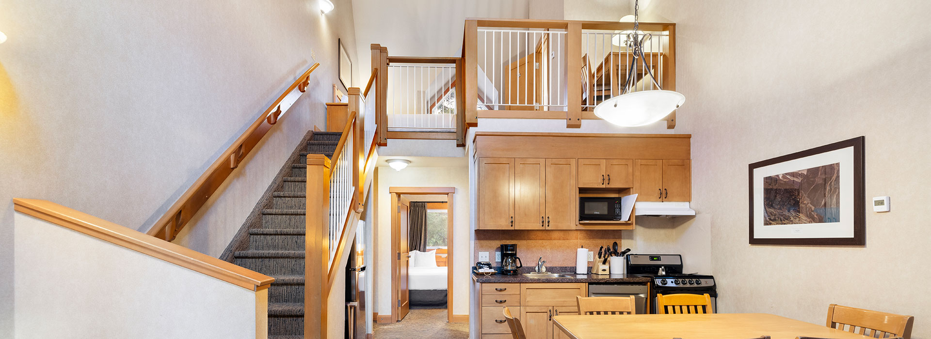 Condo with loft